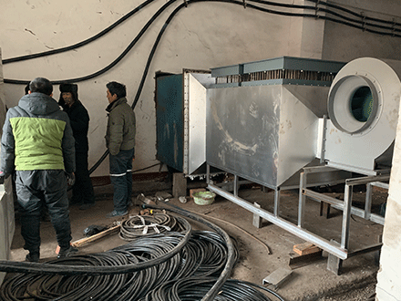 大型風道加熱器現(xiàn)場案例